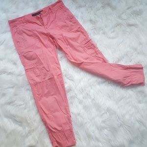 Pink Calvin Klein Cargo Capris